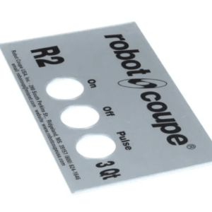 Robot Coupe Front Data Plate R2N 3Qt