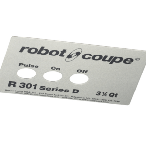 Robot Coupe (C) Front Data Plate R301 “D”